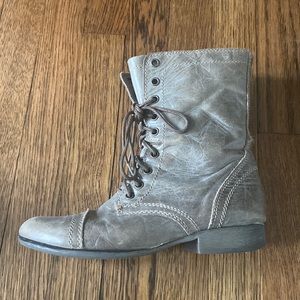 Steve Madden Tan Combat Boots